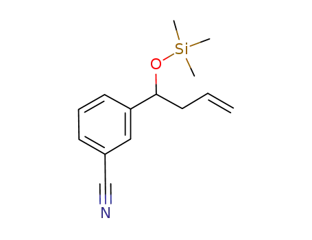 3-[1-[(trimethylsilyl)oxy]-3-buten-1-yl]benzonitrile