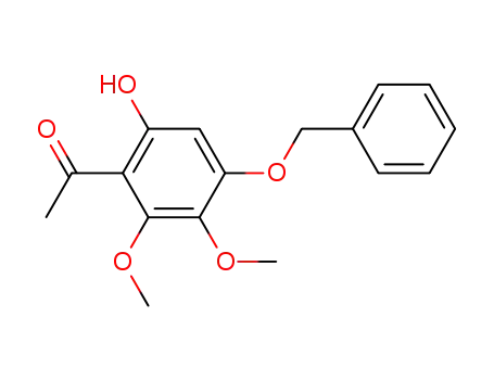 1-(4-(benzyloxy)-6-hydroxy-2,3-dimethoxyphenyl)ethan-1-one