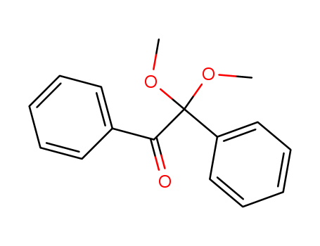 24650-42-8,2,2-Dimethoxy-2-phenylacetophenone,Benzildimethyl acetal (6CI);1,2-Diphenyl-2,2-dimethoxyethanone;2,2-Dimethoxy-1,2-diphenyl-1-ethanone;2,2-Dimethoxy-1,2-diphenylethanone;2,2-Dimethoxyphenylacetophenone;2-Phenyl-2,2-dimethoxyacetophenone;Aronix C 101;BDK;Benzil dimethyl ketal;Benzil mono(dimethyl acetal);Benzil mono(dimethyl ketal);Benzoin dimethylether;DMPA;Esacure KB 1;Irgacure 621;Irgacure 641;Irgacure 651;Irgacure 654;Irgacure 671;KB 1;Micure BK 6;Photomer51;Quantacure BDK;SB-PI 718;a,a-Dimethoxy-a-phenylacetophenone;a,a-Dimethoxydeoxybenzoin;w,w-Dimethoxy-w-phenylacetophenone;TR-BDK;
