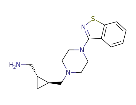 1-[(1S,2S)-2-{[4-(1,2-benzisothiazol-3-yl)piperazin-1-yl]methyl}cyclopropyl]methanamine