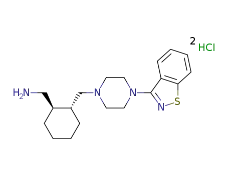 1-[(1R,2R)-2-{[4-(1,2-benzisothiazol-3-yl)piperazin-1-yl]methyl}cyclohexyl]methanamine dihydrochloride