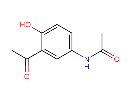 Molecular Structure of 7298-67-1 (N1-(3-ACETYL-4-HYDROXYPHENYL)ACETAMIDE)
