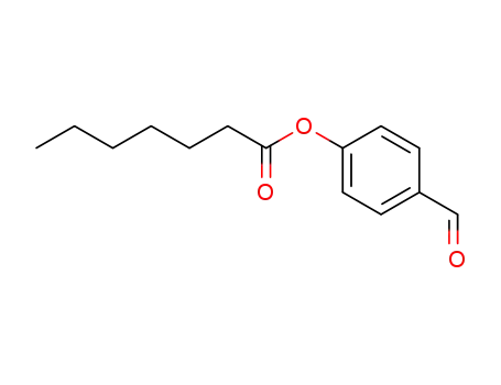 Heptanoic acid 4-formylphenyl ester