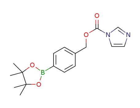 4-(4,4,5,5-tetramethyl-1,3,2-dioxaborolan-2-yl)benzyl 1H-imidazole-1-carboxylate
