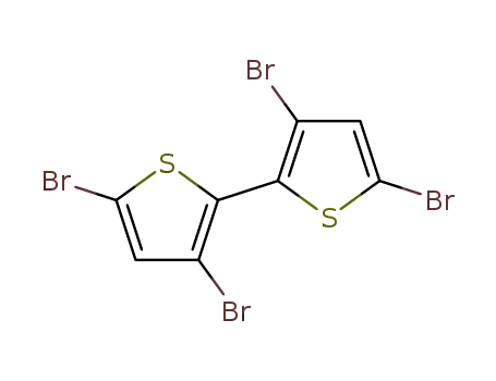 Molecular Structure of 125143-53-5 (3,3',5,5'-Tetrabromo-2,2'-bithiophene)