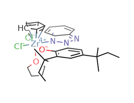 [(η5-cyclopentadineyl)ZrCl2(tetrahydrofuran)(2-(2H-benzo[d][1,2,3]triazol-2-yl)-4,6-di-tert-pentylphenol(-1H))]