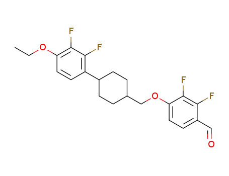 2,3-difluoro-4-ethoxy-[trans-4-(2,3-difluorophenoxymethyl)cyclohexyl]benzaldehyde