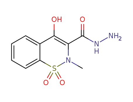 4-hydroxy-2-methyl-2H-1,2-benzothiazine-3-carbohydrazide 1,1-dioxide