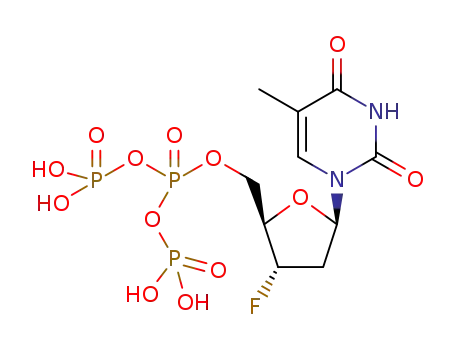 3'-fluoro-3'-deoxythymidine-5'-O-β-triphosphate