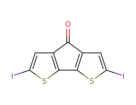 2,6-di-iodo-cyclopenta[1,t2-b:5,4-b’]dithiophen-4-one
