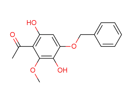 1-(4-(benzyloxy)-3,6-dihydroxy-2-methoxyphenyl)ethan-1-one