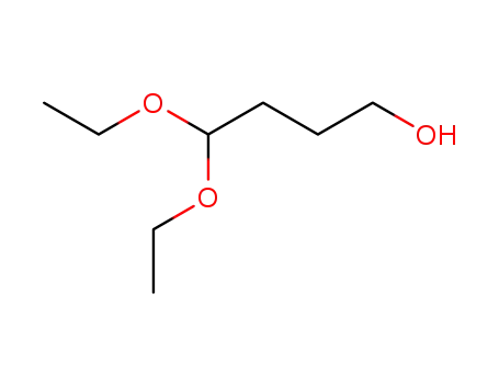 Molecular Structure of 70216-75-0 (4,4-Diethoxybutan-1-ol)