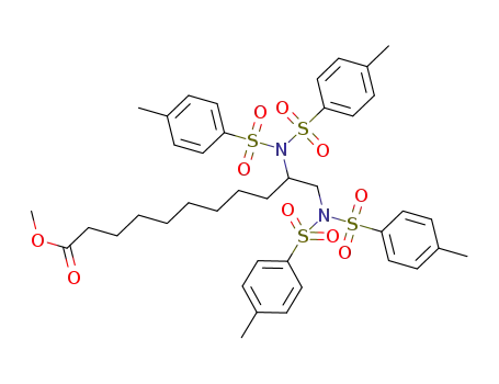 methyl 10,11-bis(4-methyl-N-tosylphenylsulfonamido)undecanoate