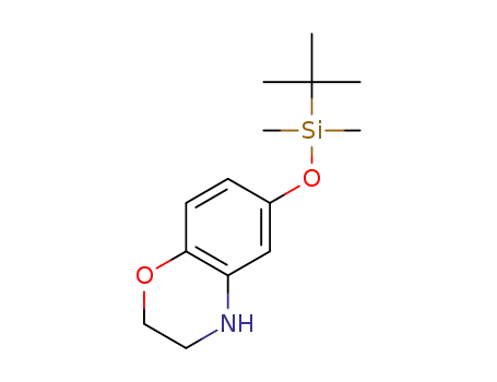 6-(tert-butyl-dimethyl-silanyloxy)-3,4-dihydro-2H-benzo[1,4]oxazine