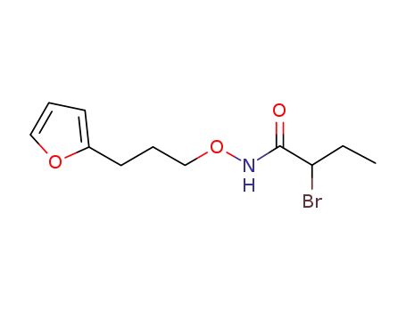 (±)-1-[O-(3-(2-furyl)propyl)oxyamino]-2-bromo-1-butanone