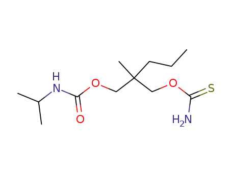 Molecular Structure of 1444-06-0 (2-[(carbamothioyloxy)methyl]-2-methylpentyl (1-methylethyl)carbamate)