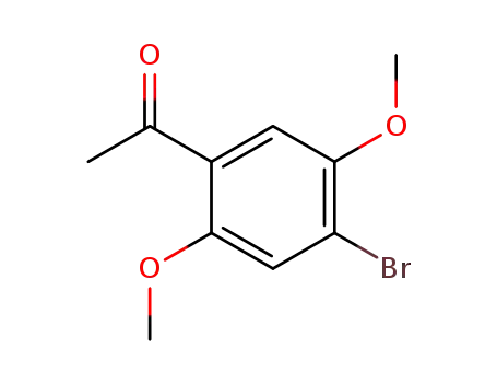 Molecular Structure of 90841-64-8 (1-(4-broMo-2,5-diMethoxyphenyl)ethanone)