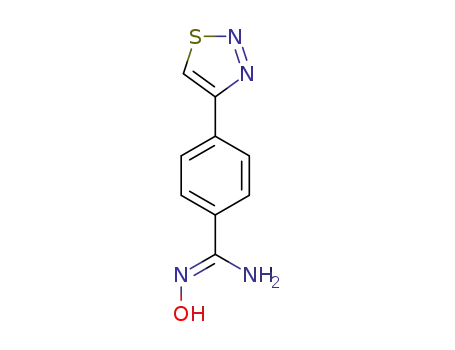 (Z)-N'-hydroxy-4-(1,2,3-thiadiazol-4-yl)benzimidamide