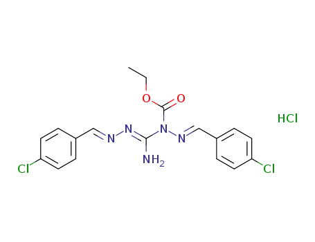 ethyl 2-((E)-4-chlorobenzylidene)-1-((E)-N'-((E)-4-chlorobenzylidene)carbamohydrazonoyl)hydrazine-1-carboxylate