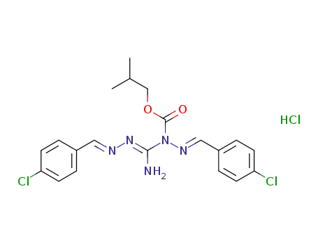 isobutyl 2-((E)-4-chlorobenzylidene)-1-((E)-N'-((E)-4-chlorobenzylidene)carbamohydrazonoyl)hydrazine-1-carboxylate
