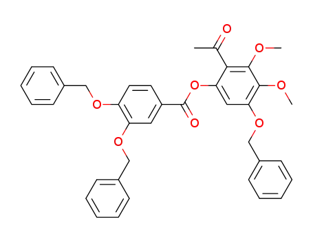 2-(3,4-Dibenzyloxy-benzoyloxy)-4-benzyloxy-5,6-dimethoxyacetophenone