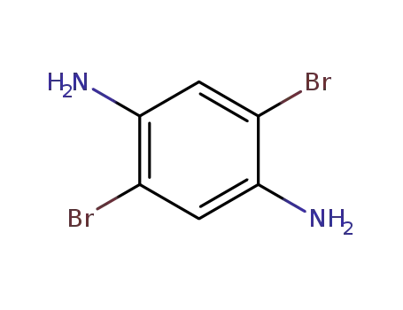 Molecular Structure of 25462-61-7 (2,5-Dibromo-1,4-phenylenediamine)