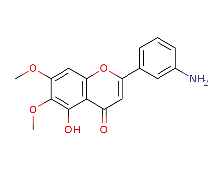 2-(3-aminophenyl)-5-hydroxy-6,7-dimethoxy-4H-chromen-4-one