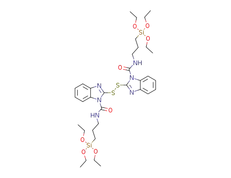 2,2'-dithiobis{1-[3-(triethoxysilyl)propylcarbamoyl]-1H-benzimidazole}