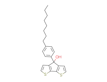 4-(4-octylphenyl)-4H-cyclopenta[1,2-B:5,4-B']dithiophen-4-ol