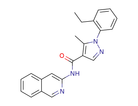 1-(2-ethylphenyl)-N-(isoquinolin-3-yl)-5-methyl-1H-pyrazole-4-carboxamide