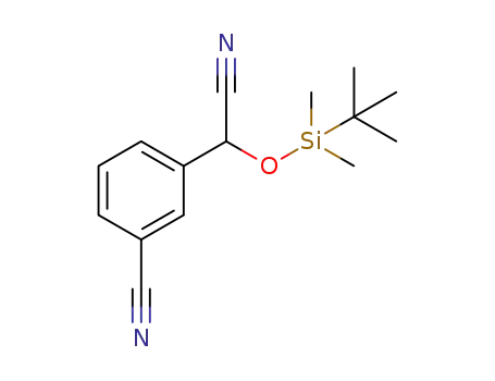 3-{[(tert-butyldimethylsilyl)oxy](cyano)methyl}benzonitrile