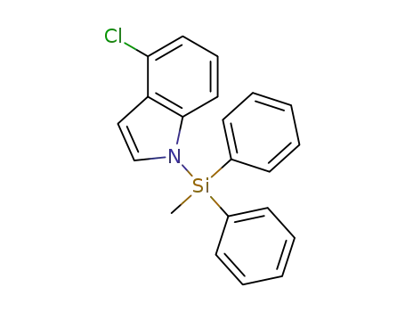 4-chloro-1-(methyldiphenylsilyl)-1H-indole