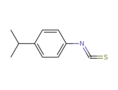 Molecular Structure of 89007-45-4 (4-ISOPROPYLPHENYL ISOTHIOCYANATE)