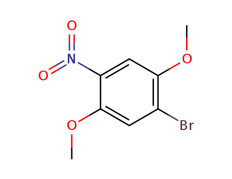 Molecular Structure of 98545-68-7 (1-bromo-2,5-dimethoxy-4-nitrobenzene)