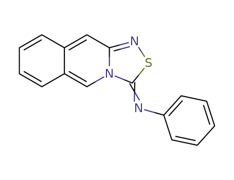 N-(3H-[1,2,4]thiadiazolo[4,3-b]isoquinolin-3-ylidene)aniline