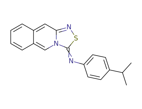 N-(3H-[1,2,4]thiadiazolo[4,3-b]isoquinolin-3-ylidene)-4-isopropylaniline