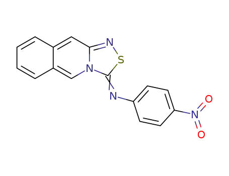 N-(3H-[1,2,4]thiadiazolo[4,3-b]isoquinolin-3-ylidene)-4-nitroaniline