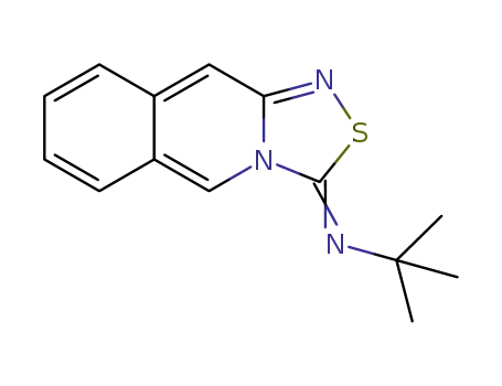 N-(3H-[1,2,4]thiadiazolo[4,3-b]isoquinolin-3-ylidene)-2-methylpropan-2-amine