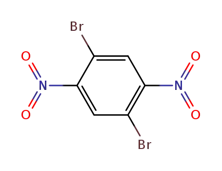 Molecular Structure of 18908-08-2 (1,4-Dinitro-2,5-dibromobenzene)