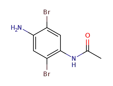 2-acetamido-5-amino-p-dibromobenzene