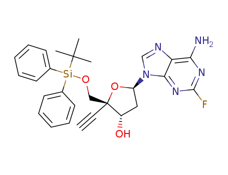 (2R,3S,5R)-5-(6-amino-2-fluoro-9H-purin-9-yI)-2-(((tert-butyldiphenylsilyl)oxy)methyl)-2-ethynyltetrahydrofuran-3-ol