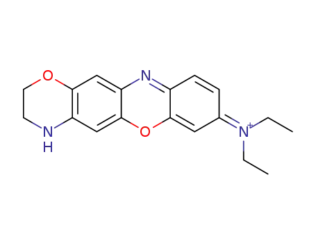 N-(3,4-dihydro-[1,4]oxazino[2,3-b]phenoxazin-8(2H)-ylidene)-N-ethylethanaminium