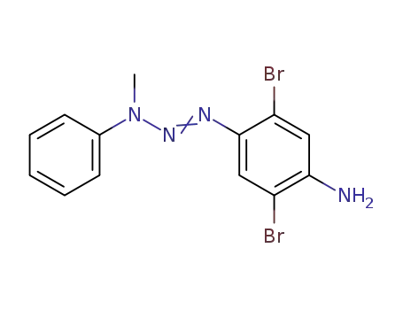 1-(2,5-dibromo-4-aminophenyl)-3-methyl-3-phenyltriazene