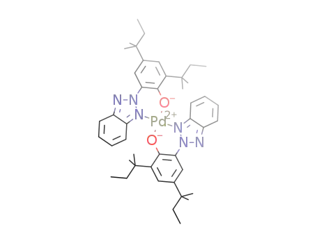 bis[2-(2H-benzotriazol-2-yl)-4,6-di-tert-pentylphenolato]palladium(II)
