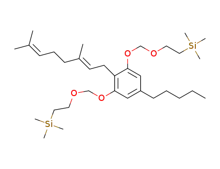 1,3-bis[2-(trimethylsiloxy)methoxyethyl]cannabigerol