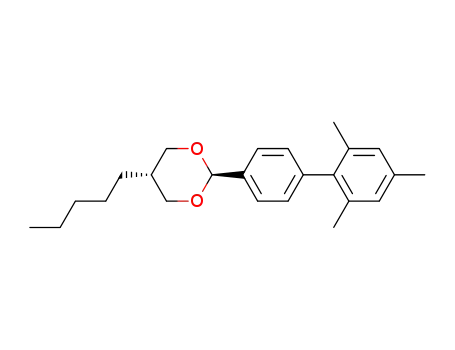 trans-5-pentyl-2-(2’,4’,6’-trimethyl-[1,1’-biphenyl]-4-yl)-1,3-dioxane