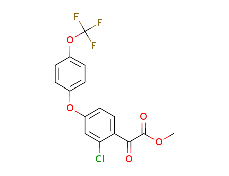 methyl 2-(2-chloro-4-(4-(trifluoromethoxy)phenoxy)phenyl)-2-oxoacetate