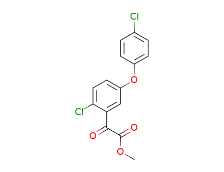 methyl 2-(2-chloro-5-(4-chlorophenoxy)phenyl)-2-oxoacetate