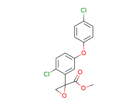 methyl 2-(2-chloro-5-(4-chlorophenoxy)phenyl)oxirane-2-carboxylate