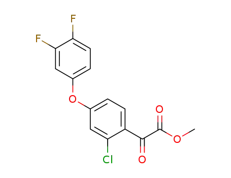 methyl 2-(2-chloro-4-(3,4-difluorophenoxy)phenyl)-2-oxoacetate